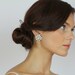 Bridal stud earrings, Wedding crystal earrings. Vintage wedding bridal  rhinestone earrings, Bridesmaids jewelry, stud earrings - Style 465