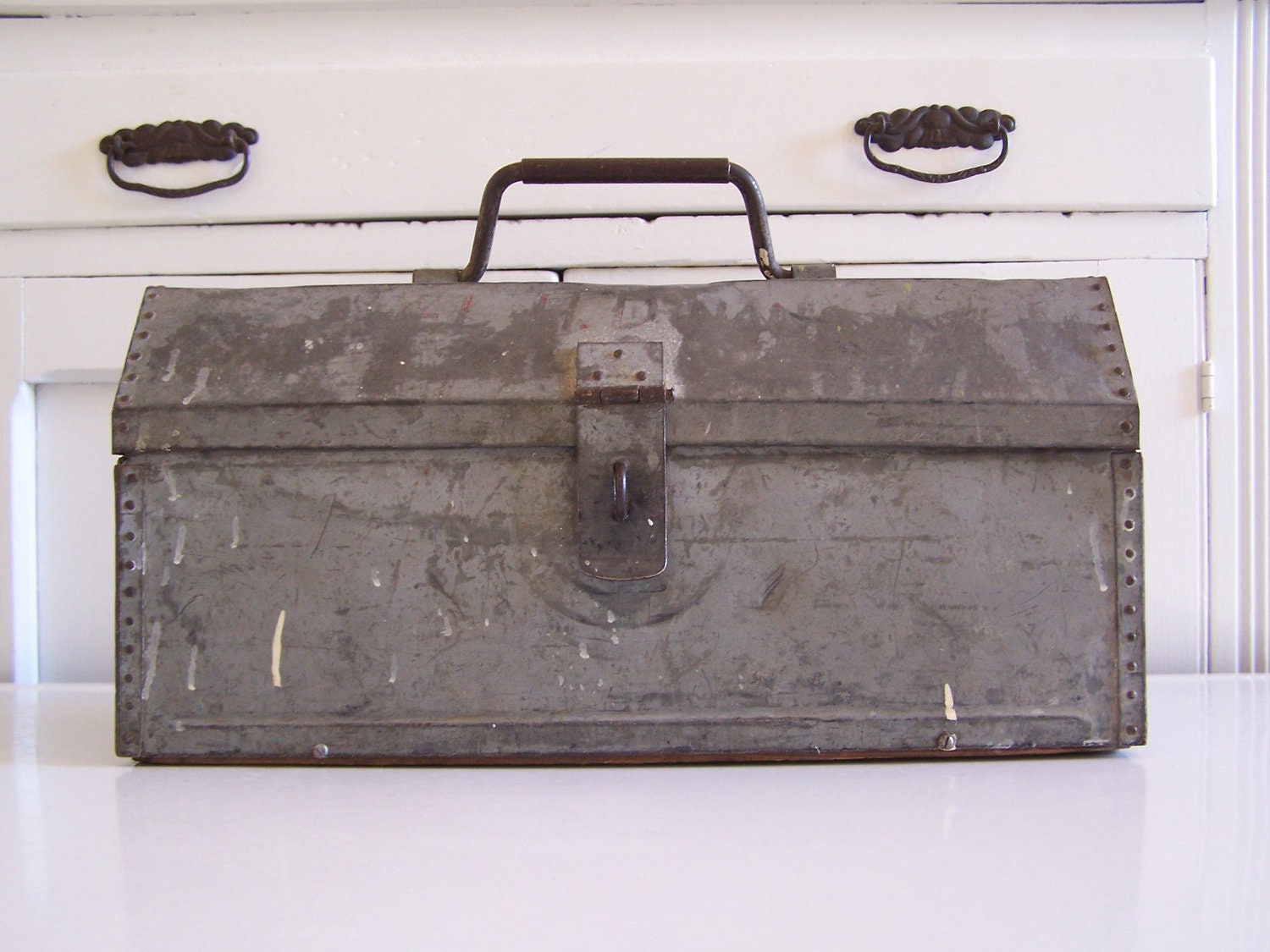 SPRING SALE - Vintage Industrial Tool Box