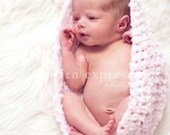 Light Pink Baby Nesting Bowl, Infant Nesting Pod, Photo Prop