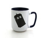 Dr Who Tardis Mug Stoneware
