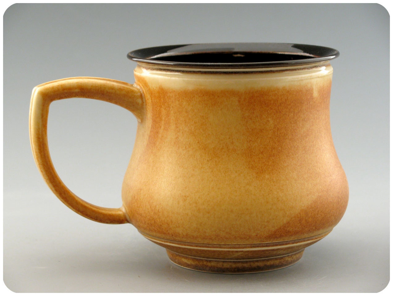 Porcelain Mug Cup With Black Interior
