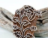 Wood Stamp Flower 186