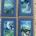 A set of 4  Artist made greeting cards. Theme is Yule, Imbolc, Ostara and Beltane