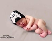 Skater Dude Skully - For Babies to Bros - Crochet Pirate/Punk/Rock Hat