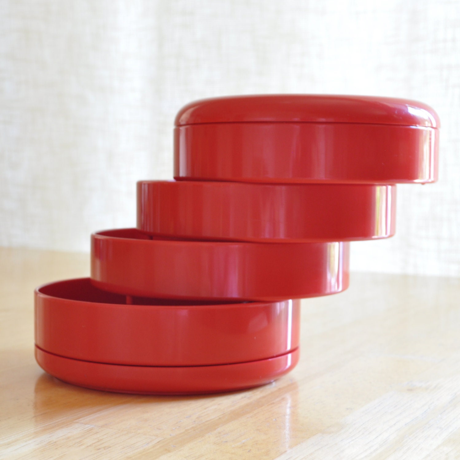 cherry red mod swivel storage - pirovano multiplor style