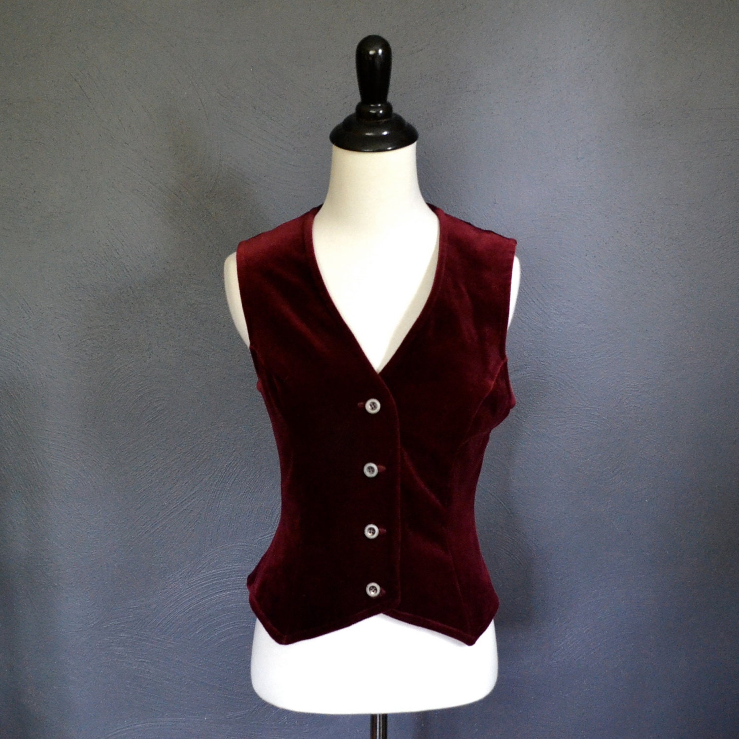 velvet vest