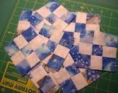 Itty Bitty 9 Patch  Quilt Blocks - Blue