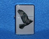 Hawk Flip Top Cigarette Lighter Red-tailed Hawk