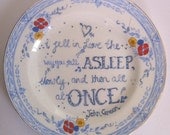 The Fault in Our Stars - Lovely Vintage Plate