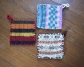 Upcycled Potholders Made From Wool Sweaters