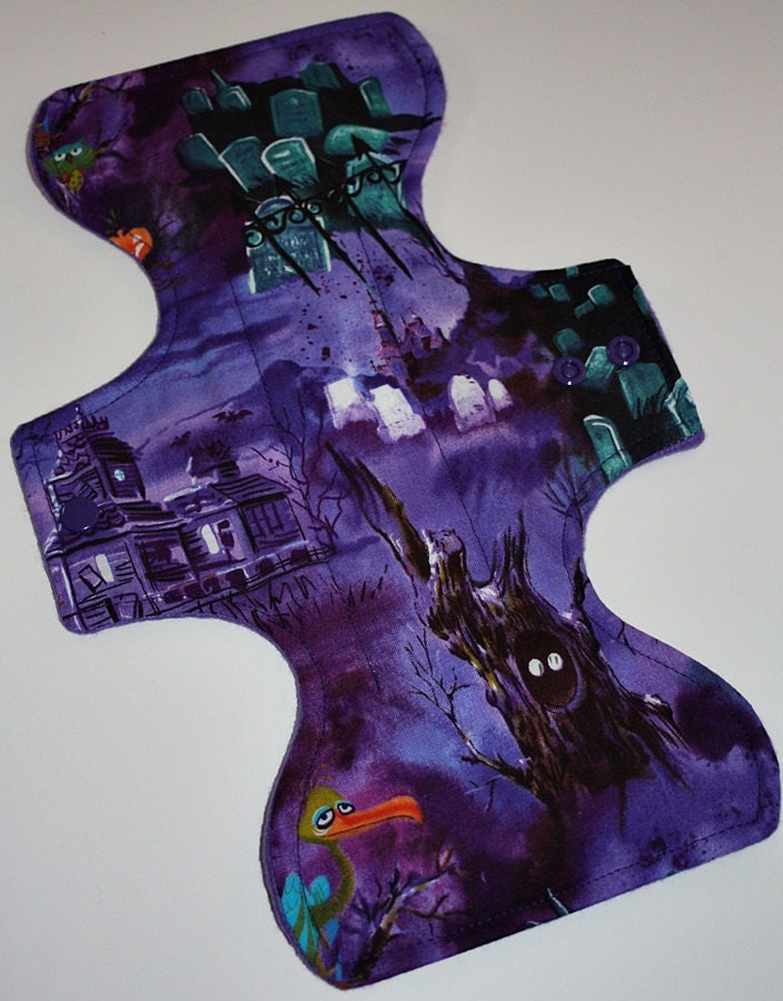 Spooky Nights Reusable Cloth Goddess Pad