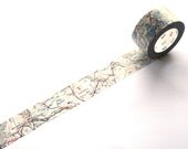 MT Washi Masking Tape -  Map (mt ex)