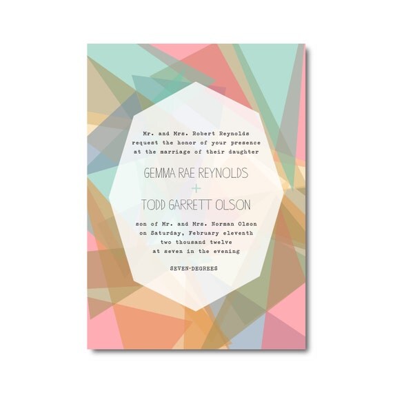 Mosaic Invitation