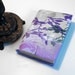 Large Paperback Book Cover - Oriental Vines Purple and Green Trade Size
