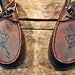 Annie Oakley "Westsiders" - Custom Handcrafted Oiled Dark Tan Leather Boat Shoes - MADE TO ORDER