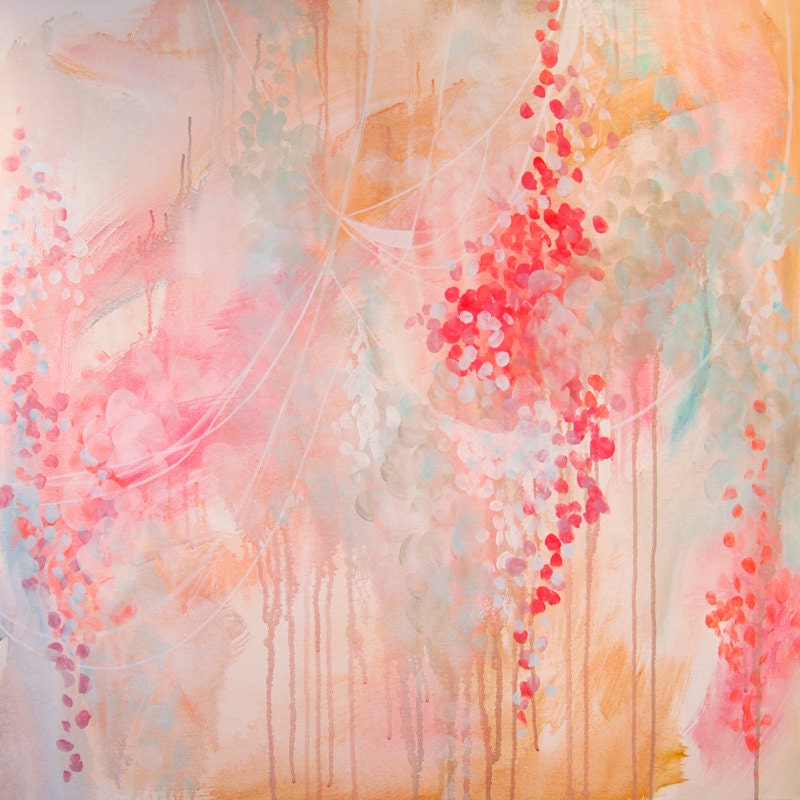 BUBBLE BATH - Original Acrylic Painting on Canvas