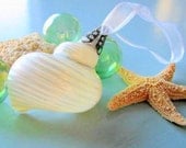 Beach Decor Seashell Christmas Ornament - Nautical Shell Holiday Ornament