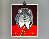 8x10 - Art Print - Canadian Lynx - Signed by Artist