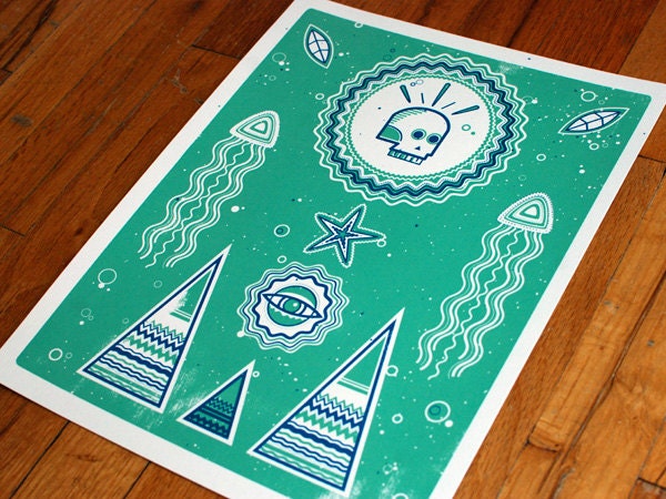 Deep Sea - A/P Screen print