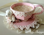 Tea Time Teddy Bear Tea Cup Hat