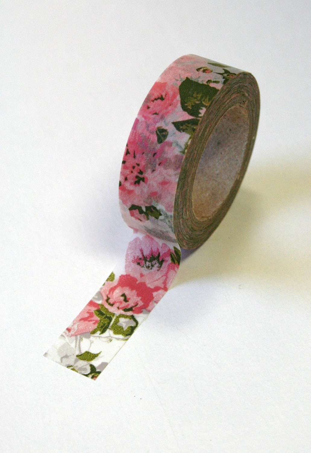 Washi Tape - 15mm - Large Print Vintage Floral - Deco Paper Tape No. 523