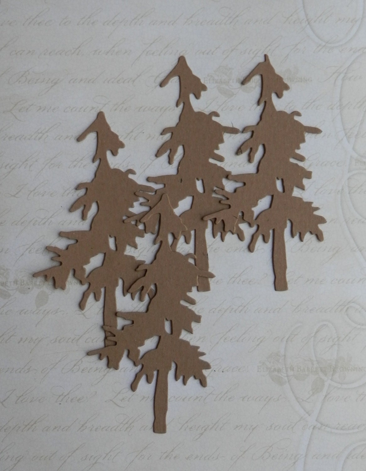 4  Pine Tree - chipboard