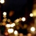 Abstract Dreamy Photograph "Lights of Picadilly" Fine Art London Bokeh Photograph - Night Sky Stars - City Lights Urban Art - Gold Glow