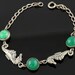 Deco Sterling Seahorse Bracelet