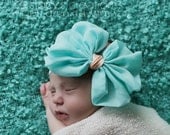 Baby headband - Infant headband - Flower headband - Newborn headband -Little girl headband- Baby girl headband - Chiffon Bow  headband