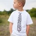 Boy's Monogrammed "Little Man" Tie T-shirt.  Many fabrics to choose from