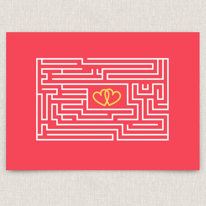 Maze - Modern and graphic wedding invitation