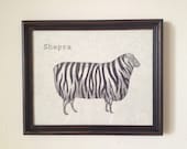 Framed 8 x 10 Shepra Print