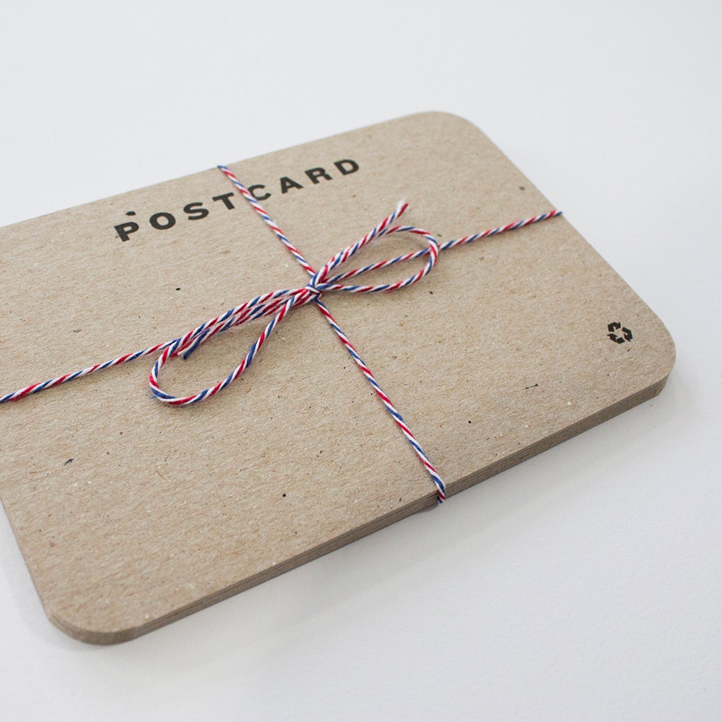 Blank Letterpress Postcards
