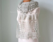 INSTANT DOWNLOAD, SAGE, Crochet shawl pattern pdf