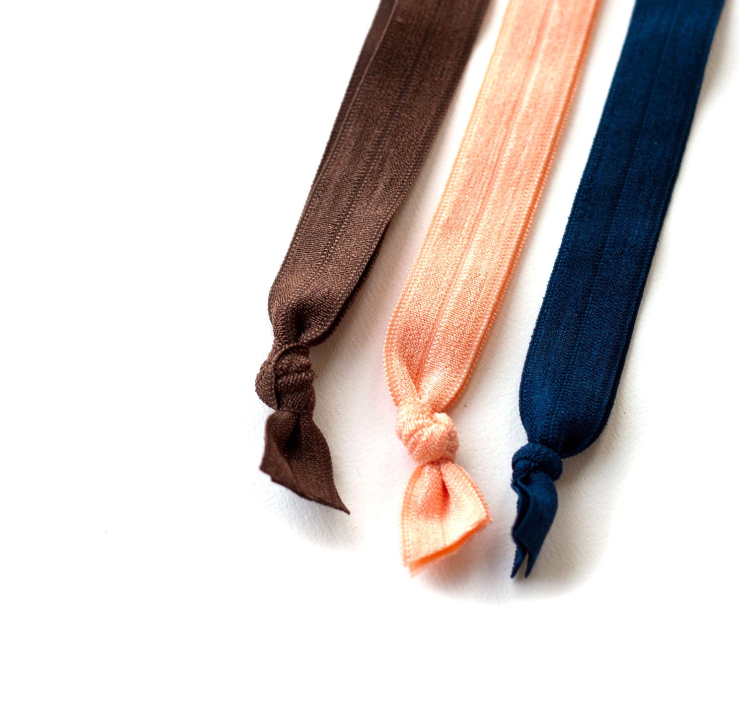 The Chloe Package - 3 Neutral Colored Elastic Tie Dye Headbands by Mane Message on Etsy