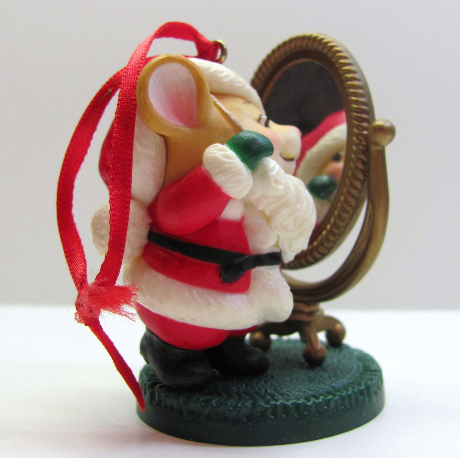 vintage avon christmas ornament 1982 santa mouse by vintage avon christmas ornament 1982 santa mouse by