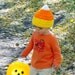 Candy Corn Beanie - Kids Crochet Halloween Hat