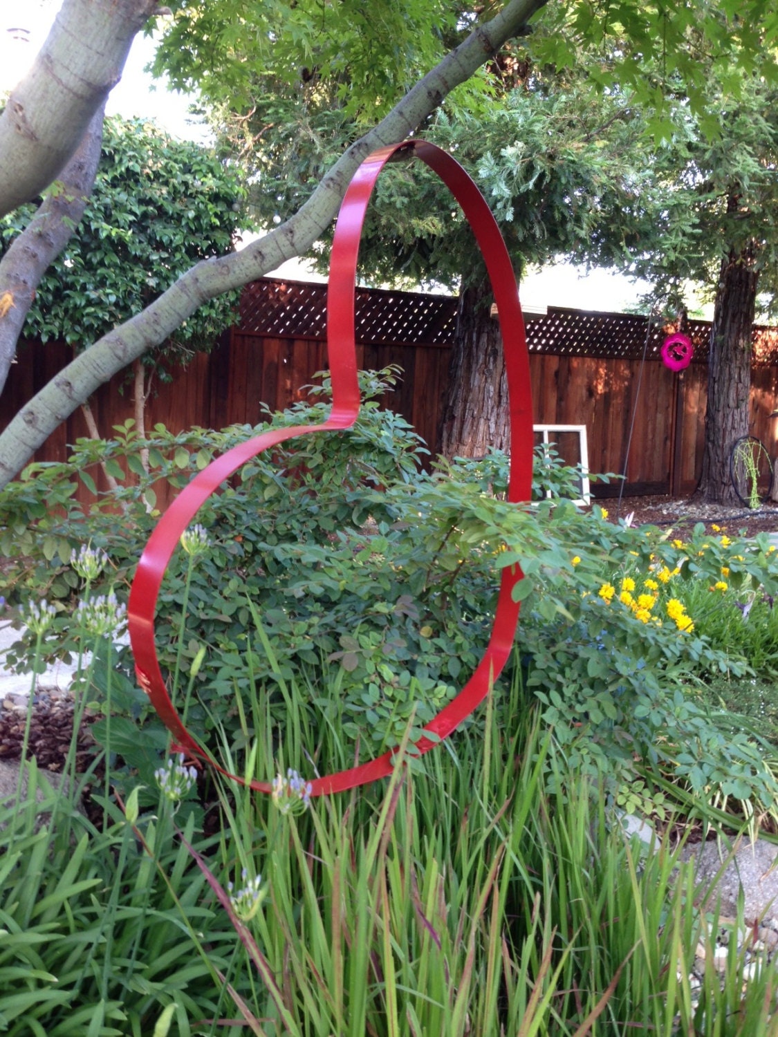 Garden Art Metal Heart Hearts Indoor by honeystreasures