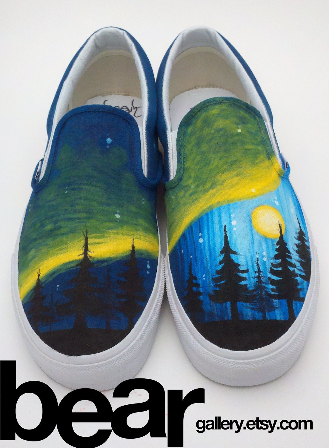Custom Vans-- Alaska Aurora Borealis