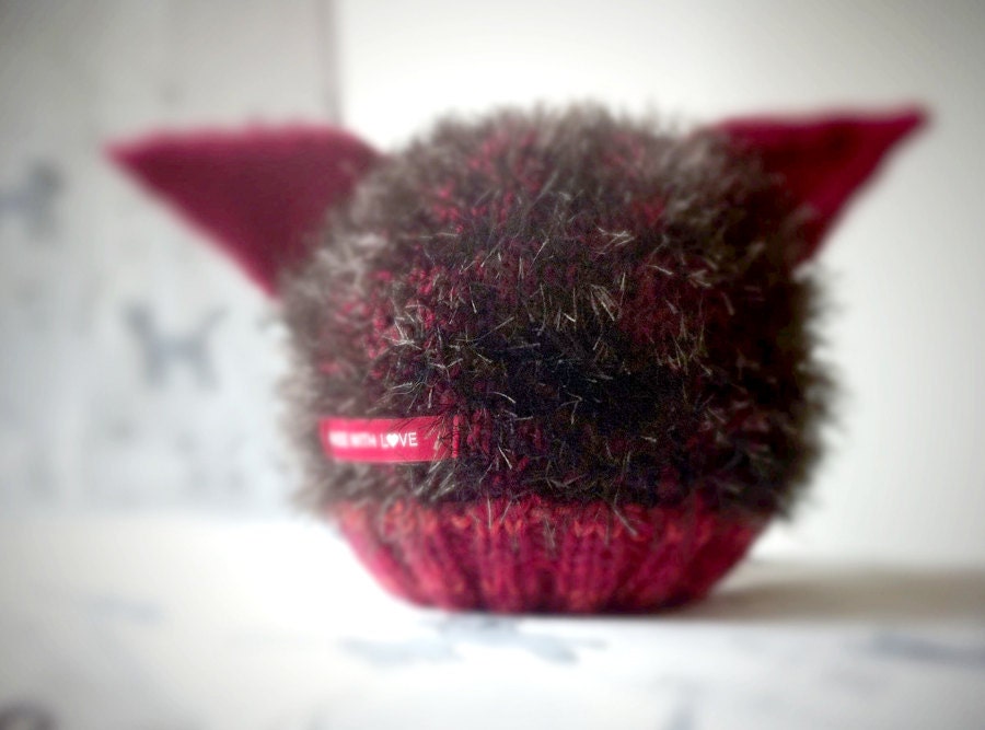 SALE (from 40 to 30 dollars) Furry Fox Hat for a child 6-12 months