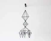 Himmeli no. 4 / Modern Hanging Mobile / Geometric Sculpture