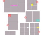 Bright and Modern Blog Photo Templates