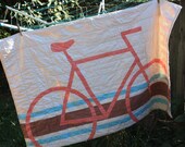 Modern Organic Bicycle Crib/Toddler Quilt