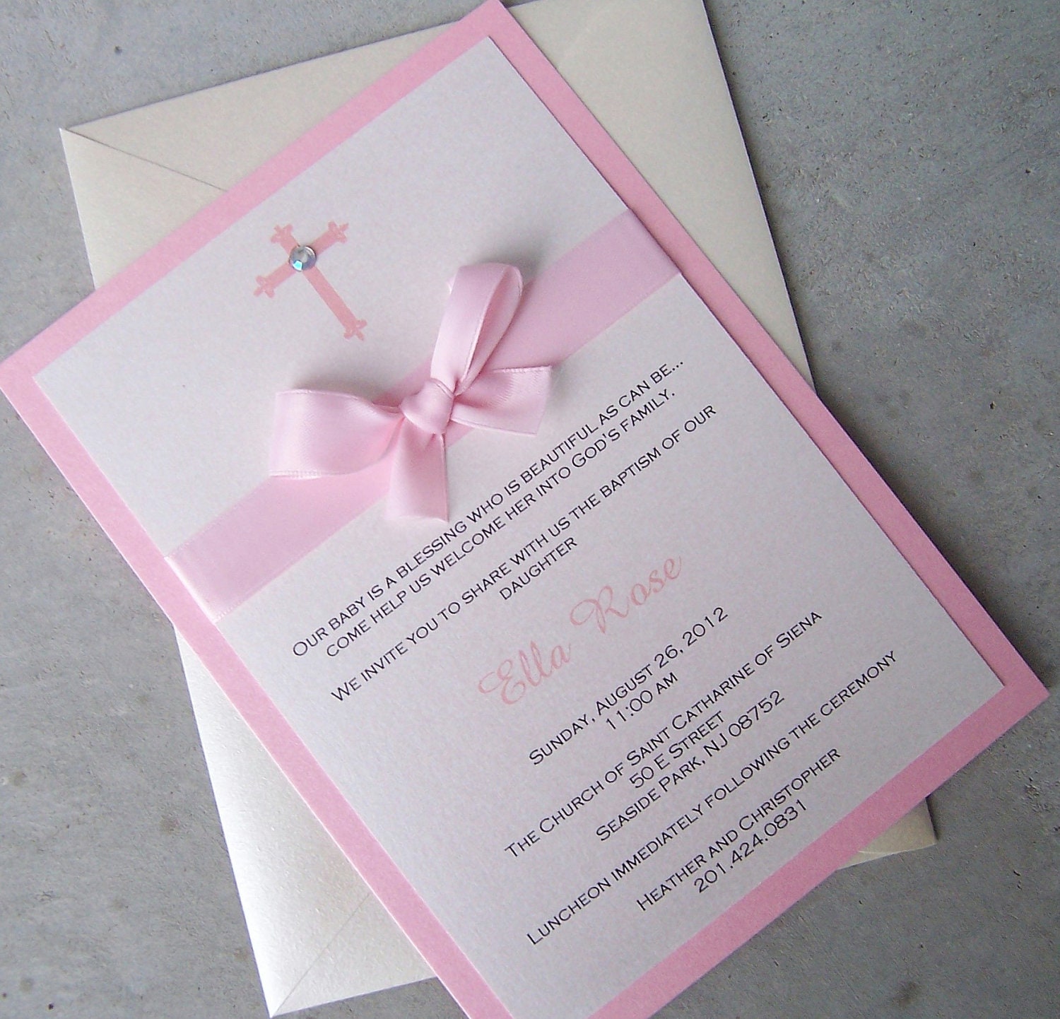 Unique Christening Invitations