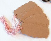 Baroque Gift Tags - One dozen tags