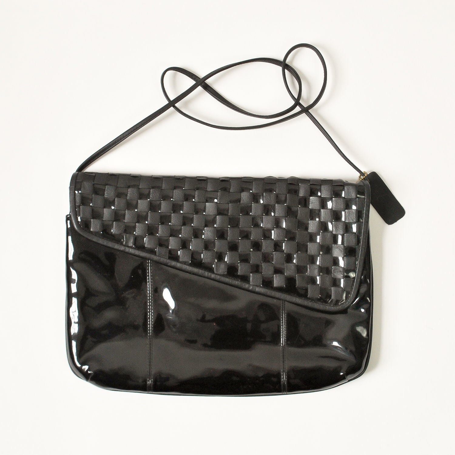 SHOP SALE / vintage 1960s deep blue leather by RockAndRollVintage