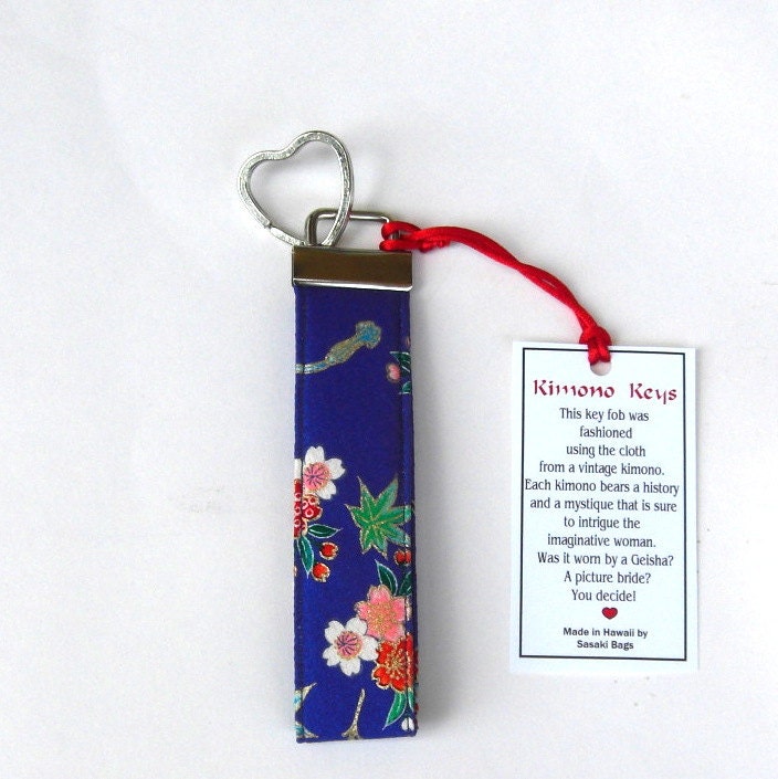 Blue Silk Kimono Key