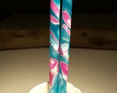 Alien Sunset 6 in acrylic Hair sticks.