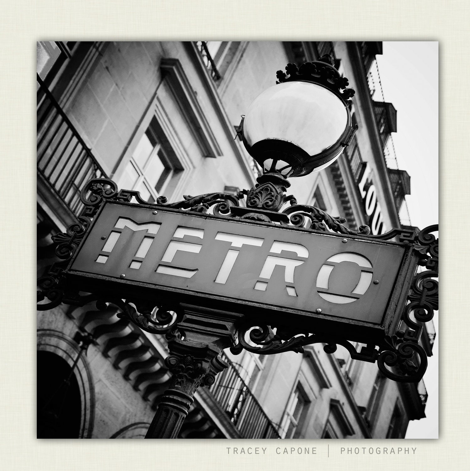 Photography - Black and White, Wall Decor, Paris Print - The Metro - Paris Home Decor, Metro Wall Art, Paris Photography