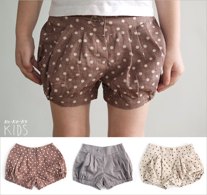 Polka Dot Shorts For Girls (different colors)